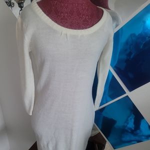 Beautiful cream sweater dress
